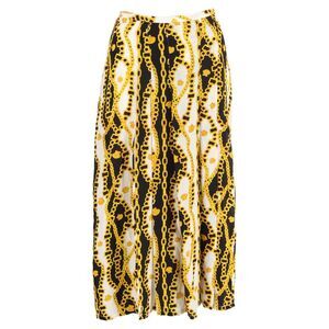 Rixo Georgia Skirt In Yellow Silk